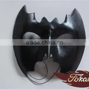 Black Plastic Masquerade Batman Mask For Venetian Party thumbnail-1