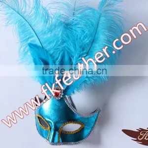 New Products 2016 Feather For Mask Goose Feather And Ostrich Feather Mask For Adult Sex Mask Wedding Supplies thumbnail-3