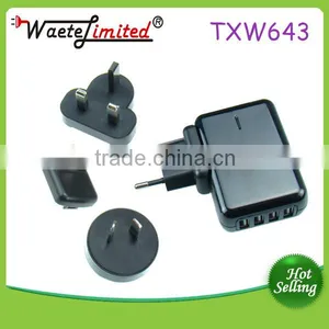 High Quality 4 Port Usb EU Plug Charger Adapter With CE ROHS for ASUS Tablet pc Devices thumbnail-6
