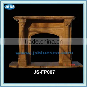 Sandstone Fireplace Mantel JS-FP007Y- More Photos for Chosing! thumbnail-1