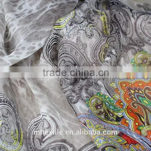 Printed French Silk Chiffon Fabric Prices thumbnail-4