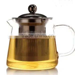 Hot Product Heat Resistant Borosilicate Glass Teapot thumbnail-1