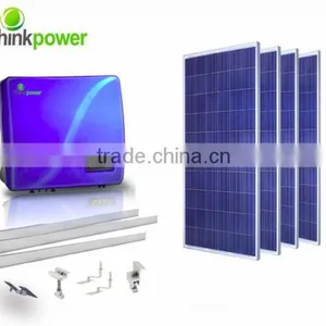 Thinkpower 5000W Gird Connected Solar System Kits for Home Application thumbnail-1