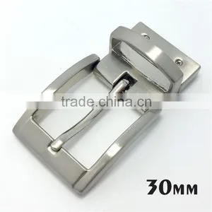 Fashion High Quality Metal Pin Type Reversible Belt Buckle thumbnail-1