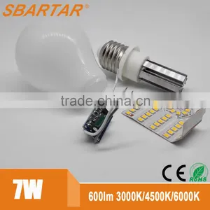 Cheap SMD 2835 7w E22/E27 50000H LED Bulb New Products 2016 thumbnail-1