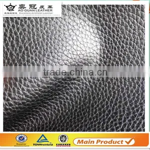 Knitted Backing Pvc Artificial Leather for Sofa D666 thumbnail-1