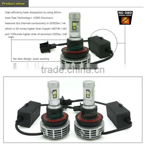6G no Flicker no Error Code CANBUS Fanless All in One LED Headlight H13 thumbnail-2