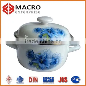 Cast Iron Porcelain Enameled Cooking Pans thumbnail-1