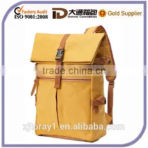 Fashion Cheap Plain Cotton Backpack School Book Bag for Teenagers thumbnail-1