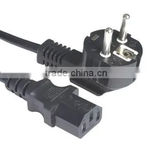 Schuko Power Cable to IEC60320 C13 Female With VDE Certification thumbnail-1