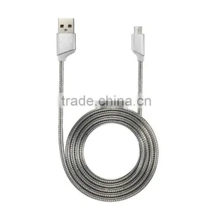 2016 Hot Selling High Quality Aluminum Braided Wire Cable for Iphone 6 6 Plus 6s 6s Plus s7 s7 Edge thumbnail-2