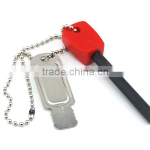 Red Rescue Survival Fire Starter Emergency Travel Flint thumbnail-1