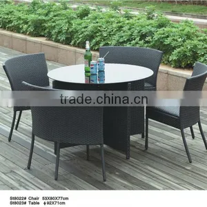 Granco KAL592 Woven Rattan Dining Set thumbnail-1
