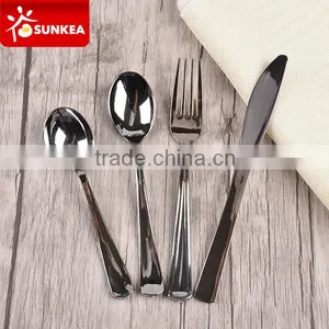 Disposable Plastic Cutlery Set in Silver Finish Quality Choice thumbnail-1