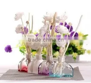 100ml Colorful Crimp Neck Glass Reed Diffuser Bottle With Lid thumbnail-2