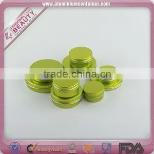 Recycling Silver Aluminum Cosmetic Jars Wholesale thumbnail-1