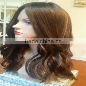 New Style Black European Hair Jewish Wig Kosher Wigs 18 Inch thumbnail-1