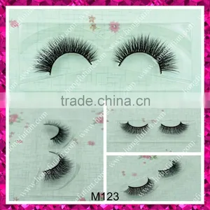 NEW Clear Invisible Band Eyelash 3D Mink Eyelash thumbnail-1