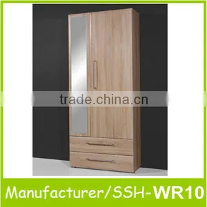 Wooden Designer Almirah Wardrobe With Mirror Manufacturer Price Quality Choice thumbnail-5
