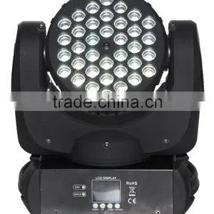 ARM 7 CPU Flexible Stage Light 36*5w RGBW Sharpy Narrow Beam Angle 5 Degree Led Moving Head Light thumbnail-1