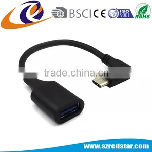 90 Degree Right Angle Type C to OTG 3.0 Female Cable thumbnail-1