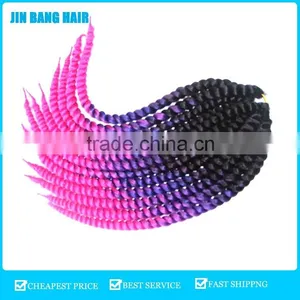 2016 New Premium Havana Mambo Twist Crochet Braid Hair Synthetic Crochet Braiding Hair Extension for Afro thumbnail-2