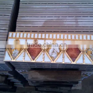 Iraq Hot Sale Ceramic Gold Border 100x300MM thumbnail-1