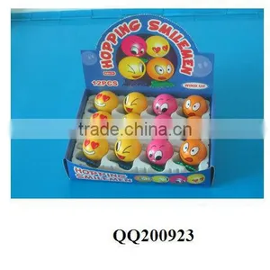 Plastic Wind-up Jumping Expression Ball thumbnail-1