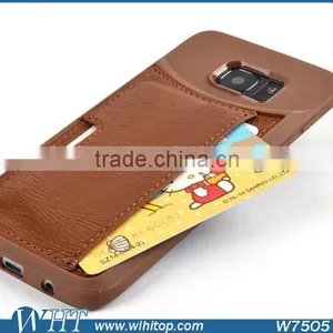 TPU Leather Card Case for S7, for Samsung Galaxy S7 Accessories thumbnail-1