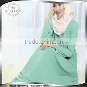 China Purple Maxi Muslim Dresses for Islamic Women thumbnail-1