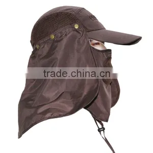 Breathable Multifunctional Sun Shield Flap Hat Cap Mask for Farming thumbnail-2