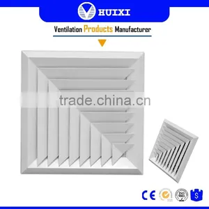 China 4 Way Supply Square Ceiling Air Diffuser thumbnail-2