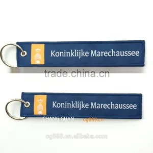 The High Quality Woven Label Key Ringl That the World Famous Brand Appointed Production thumbnail-3