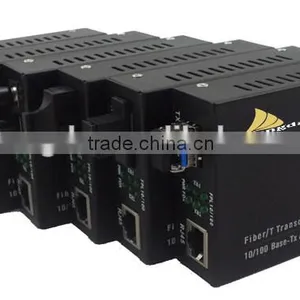 High Quality 10/100/1000M 20km FC Single Fiber Single Mode Fiber Optic Media Converter thumbnail-4