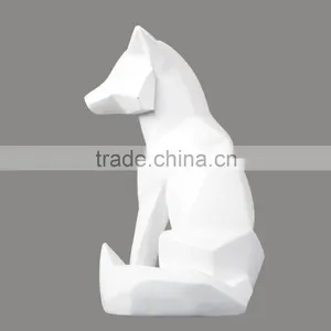 Handicrafts Polyresin Wolf Sculpture Decors thumbnail-3