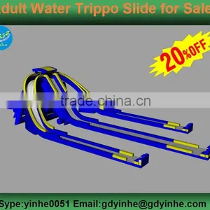 2016 Giant Inflatable Trippo Water Slide for Sale thumbnail-1