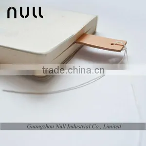 Free Embossed Logo Custom Design Genuine Cowhide Leather Bookmark thumbnail-2
