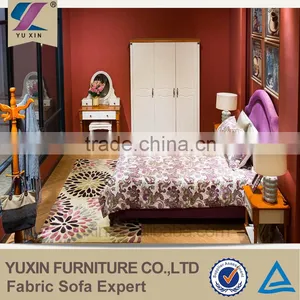 High Quality Fabric Bed for Hotel and Home thumbnail-3