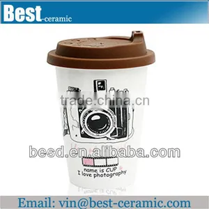 Custom Printing Promotion Ceramic Coffee Cup thumbnail-1