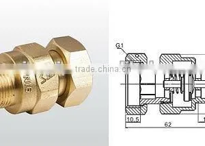 Amico Brass Water Meter Check Valve thumbnail-1