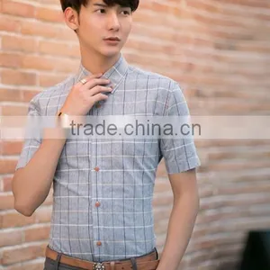 D11046b Men Cotton Casual Wholesale Fashionable Fancy Shirt thumbnail-3