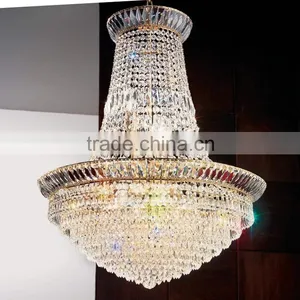 Classic French Clear Cristal Chandelier Lampara Led in China thumbnail-1