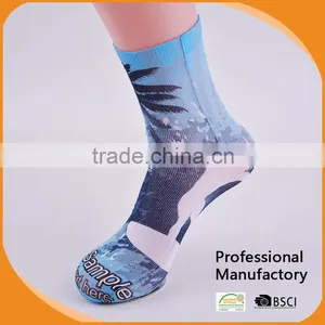 Hot Sale Shion Lady's Sublimation Crew Socks Fashion Colorful Cotton Women Socks thumbnail-1