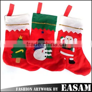 Cheap Wholesale Christmas Supplies Plain Santa Christmas Stocking thumbnail-1