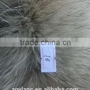 Real Colored Coyote Tail Fur Trim for Glove Scarf Accessories thumbnail-2