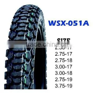 Cross Country Motorcycle Tire 250-17 275-17 275-18 300-17 300-18 275-19 375-19 thumbnail-1