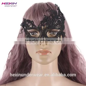 Red Flower Bat Shape Lace Party Mask Masquerade Masks NO MOQ thumbnail-5