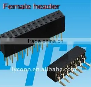 1.27 Pitch Single Row Female Connector Straight DIP Type thumbnail-1