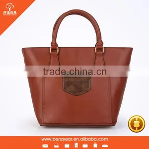 Factory Wholesale Women pu Leather Lady Tote Bag thumbnail-1