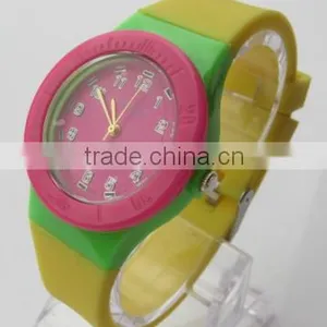 High Quality Silicone Rubber Wristband Watch thumbnail-1